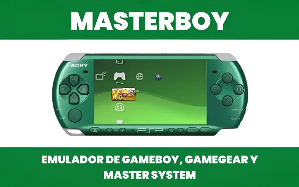 MasterBoy emulador de GameBoy, GameGear y Master System para PSP